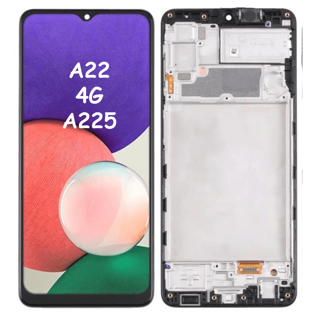 LCD Screen Digitizer Full Assembly with Frame For Samsung Galaxy A22 4G SM-A225F - Best Cell Phone Parts Distributor in Canada, Parts Source LCD Screen Digitizer Full Assembly with Frame For Samsung Galaxy A22 4G SM-A225F - Best Cell Phone Parts Distributor in Canada, Parts Source